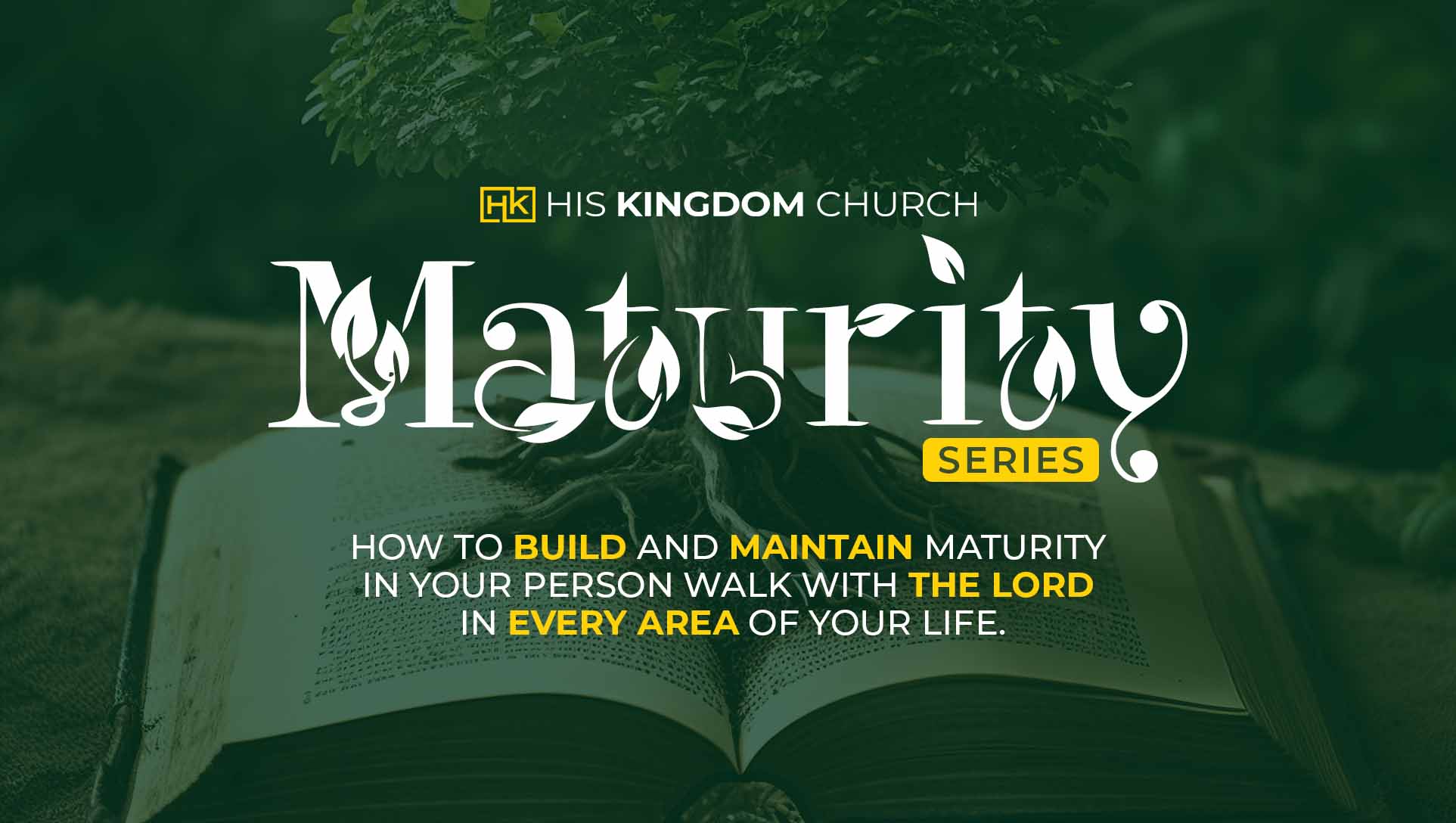 Maturity In God (Web Cover)